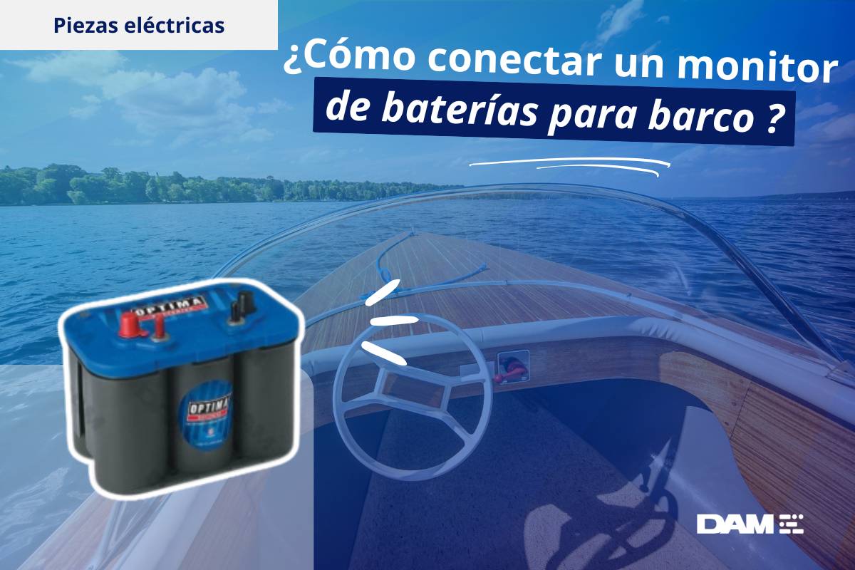 ¿Cómo conectar un monitor de baterías para barco?